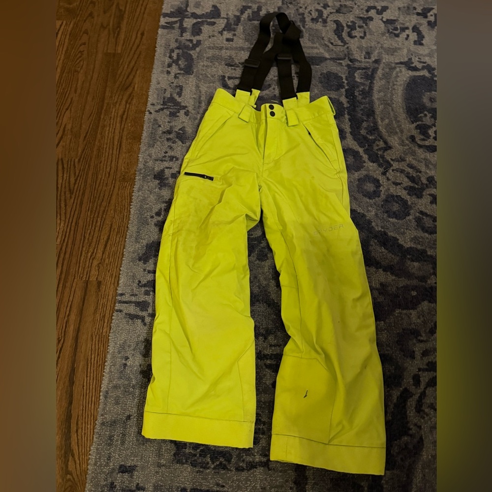 Spyder Kids bright Yellow ski pants